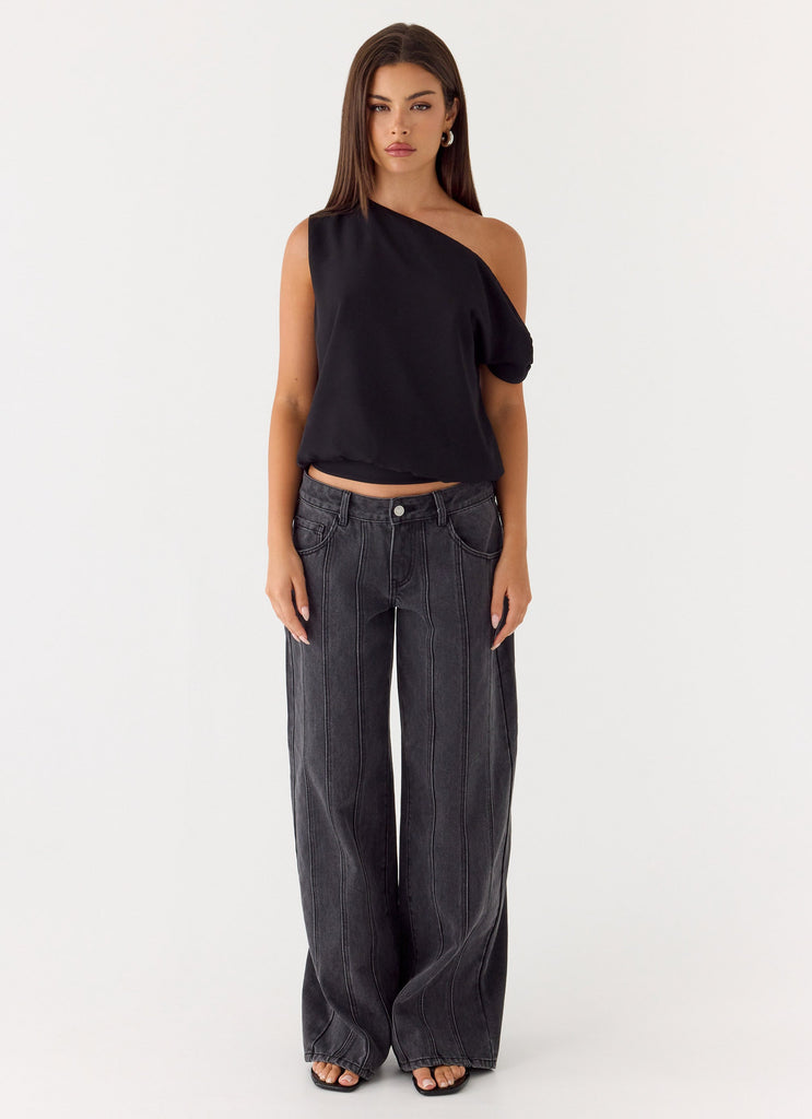 Stick Around Top - Black