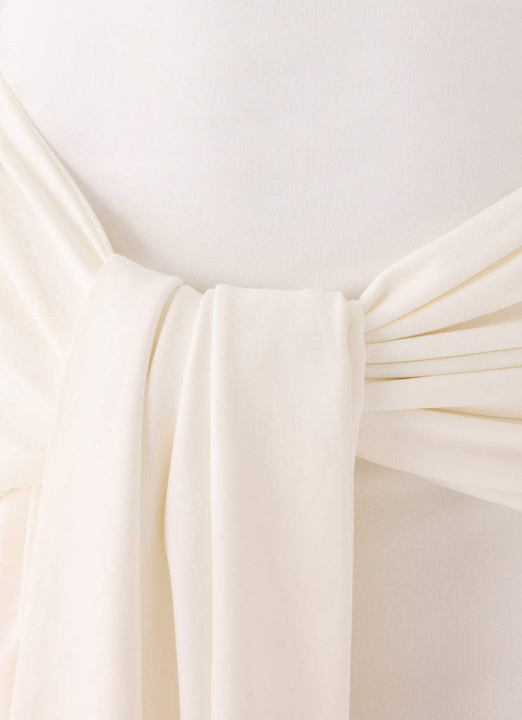 Stole My Heart Maxi Dress - White