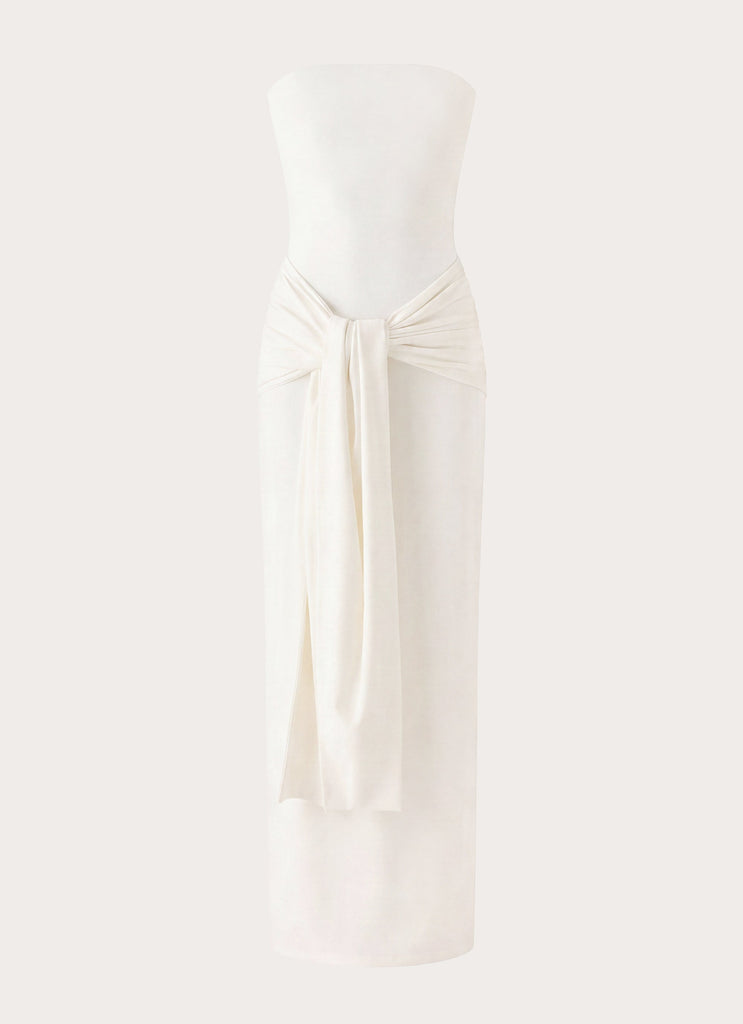 Stole My Heart Maxi Dress - White