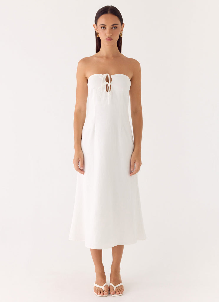 Sun Searching Mdi Dress - White