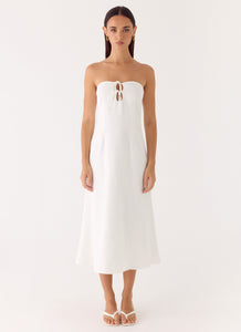 Sun Searching Mdi Dress - White
