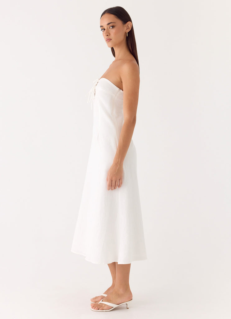 Sun Searching Mdi Dress - White