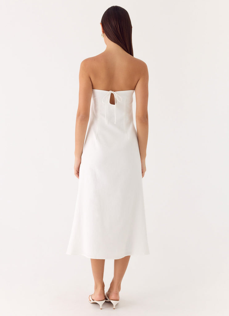 Sun Searching Mdi Dress - White