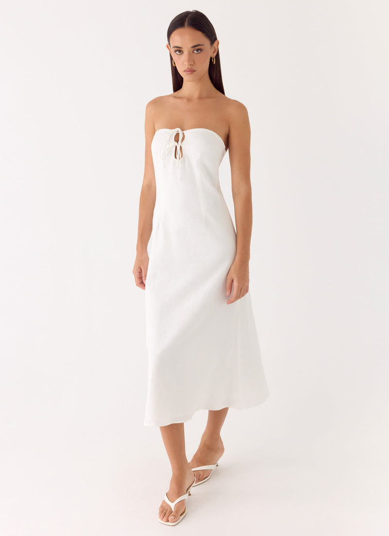 Sun Searching Mdi Dress - White
