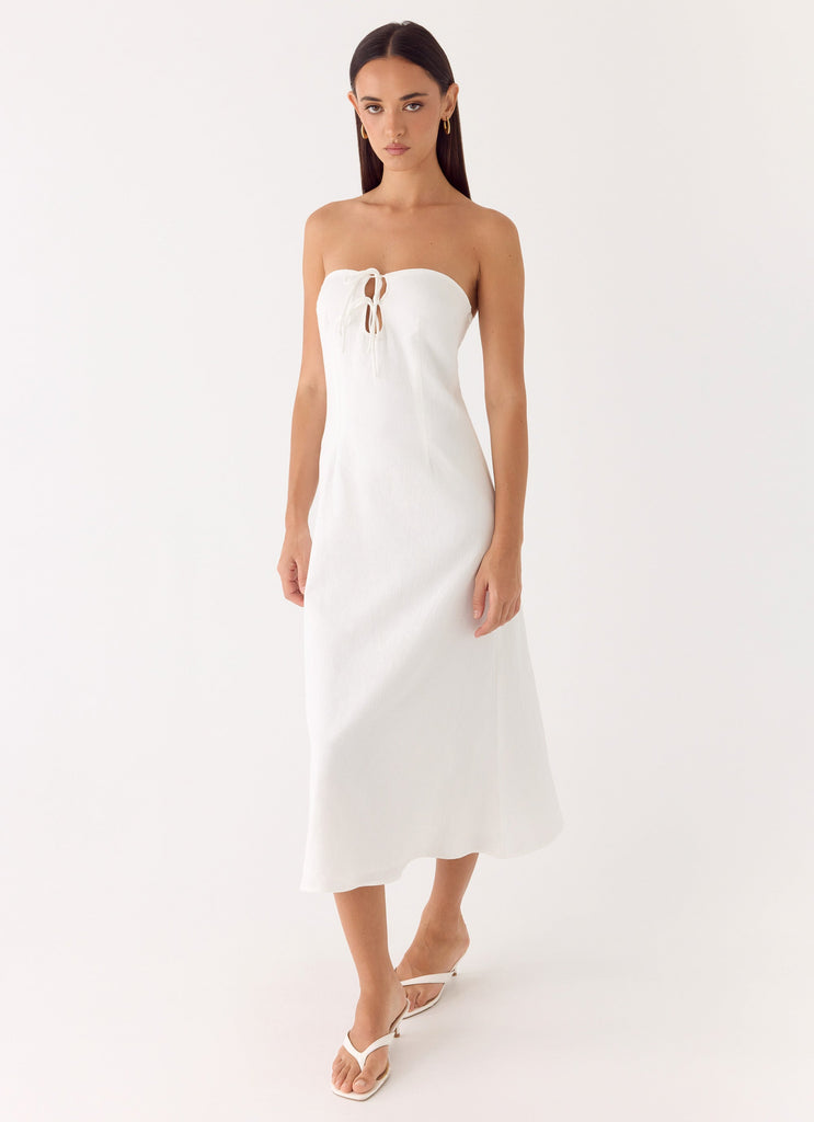Sun Searching Mdi Dress - White