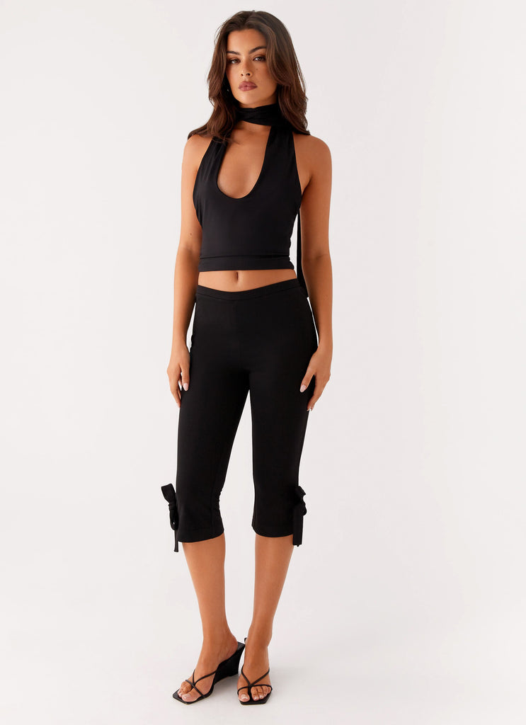 Takeover Capri Pants Black – Peppermayo Canada