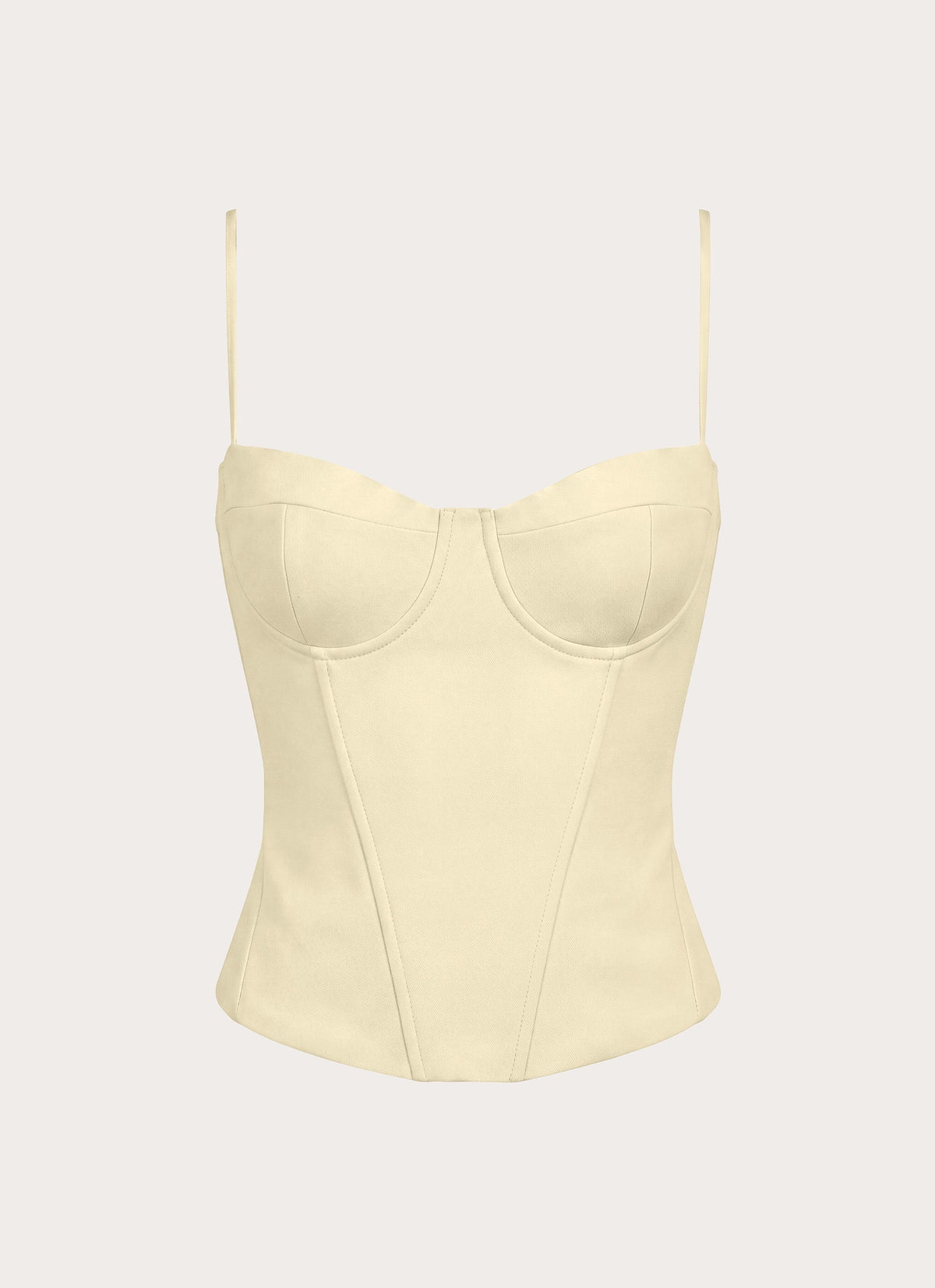 Tayana Corset Top - Yellow