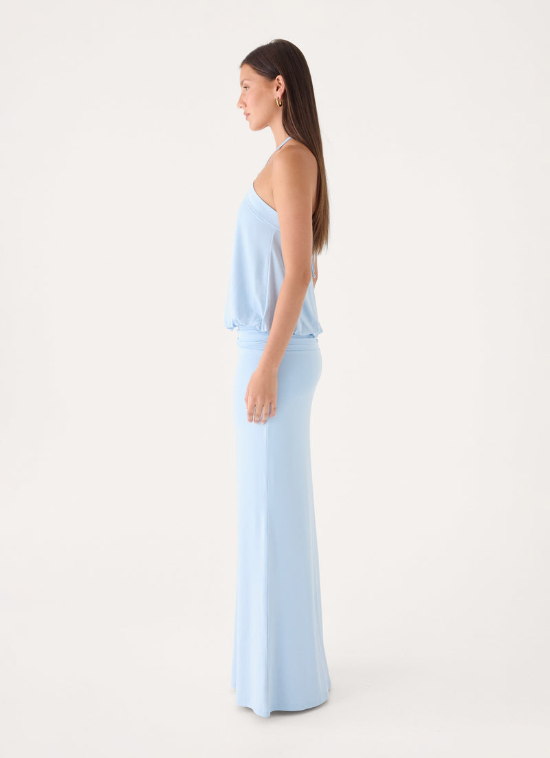 Telling You Maxi Dress - Baby Blue