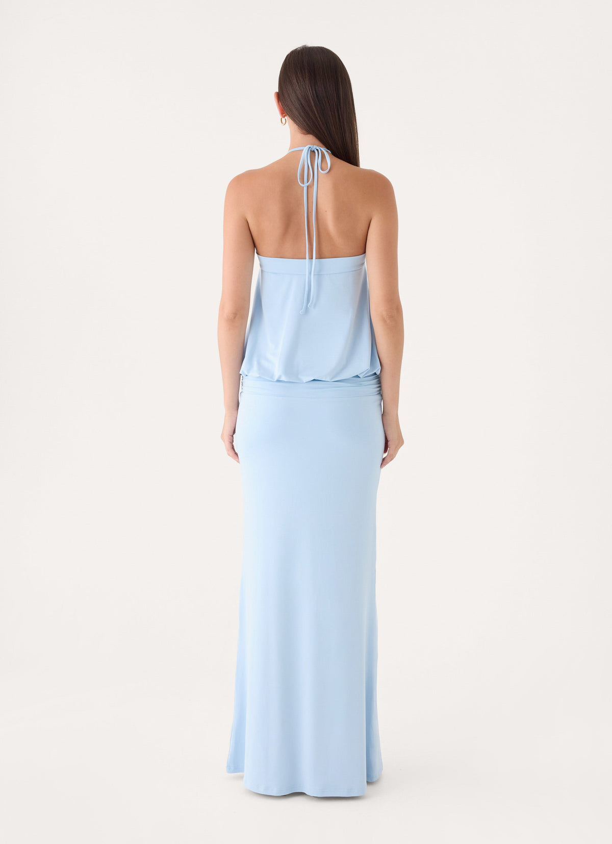 Telling You Maxi Dress - Baby Blue