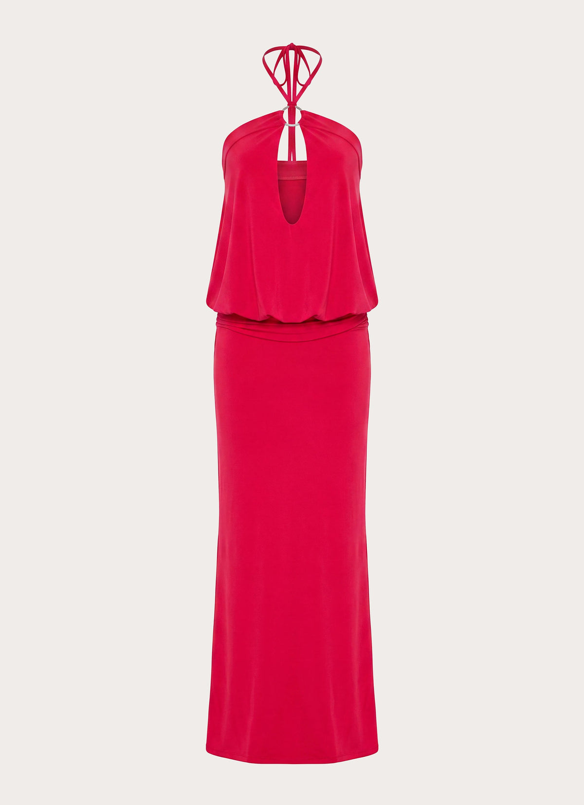 Telling You Maxi Dress - Red Magenta