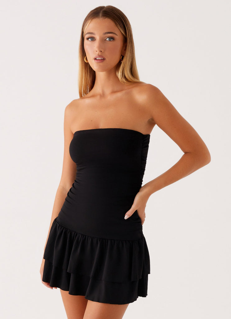 Robe courte Tonya - Noir