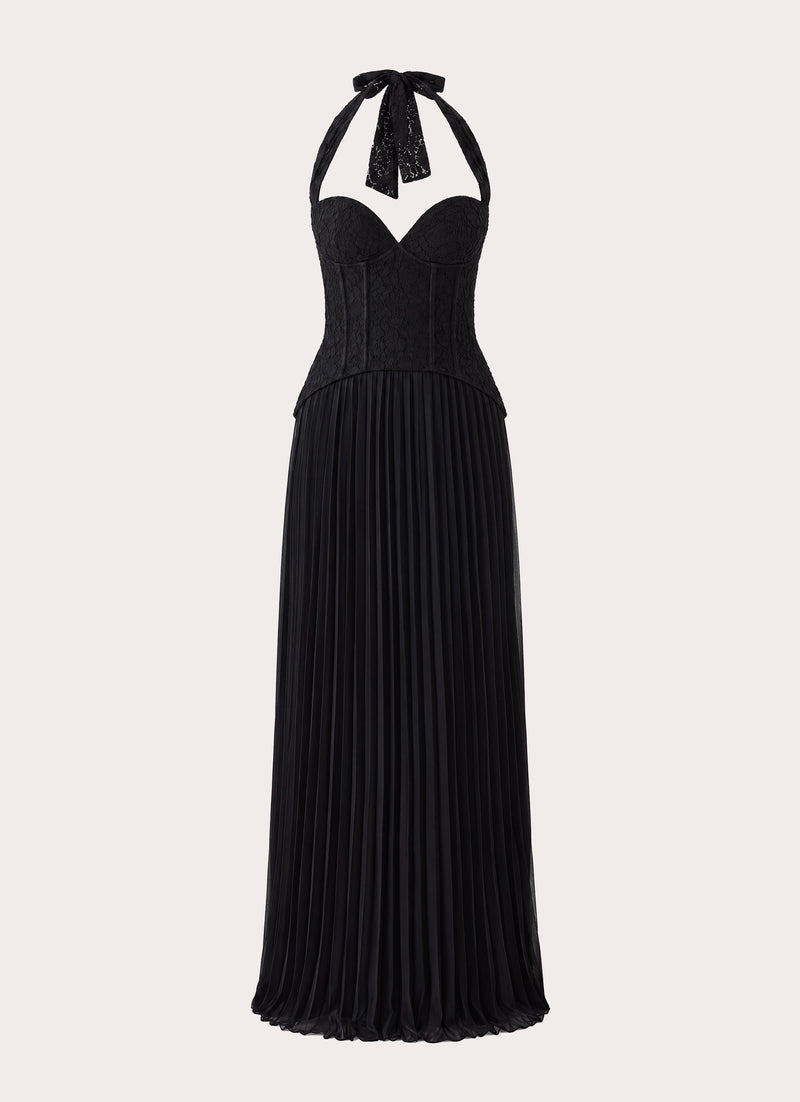 Tunnel Vision Maxi Dress - Black