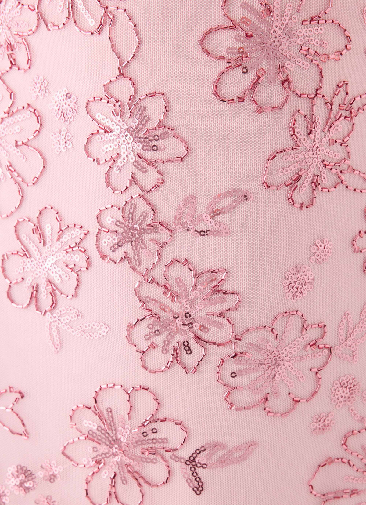 Undefeated Beaded Mini Dress - Pink