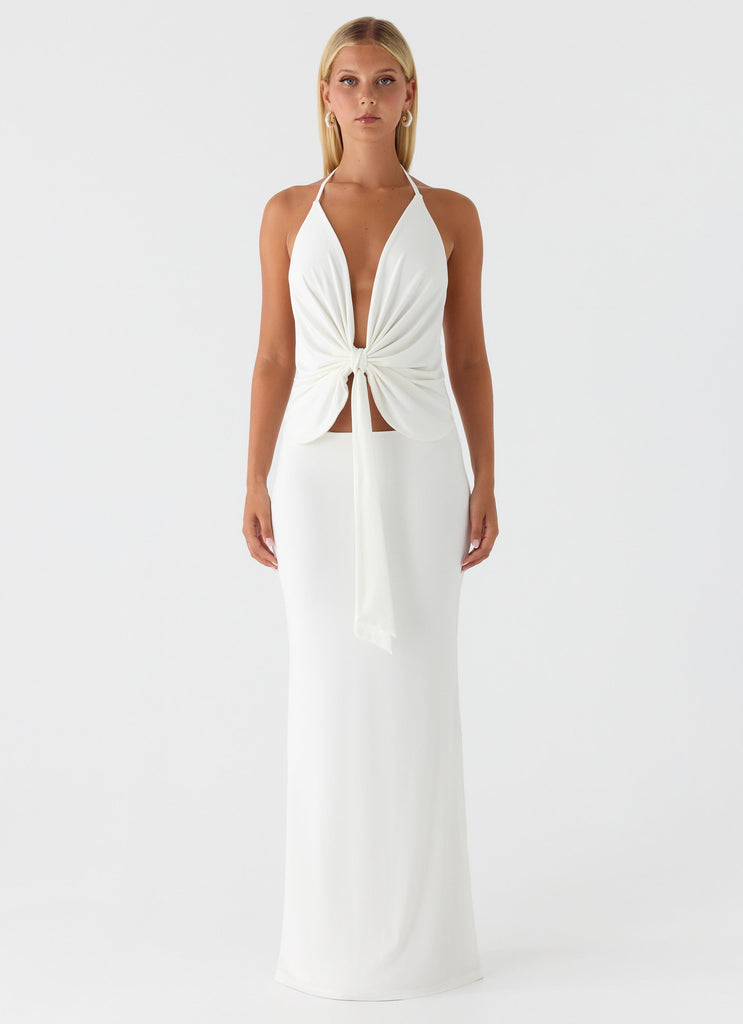 Undercover Maxi Dress - White