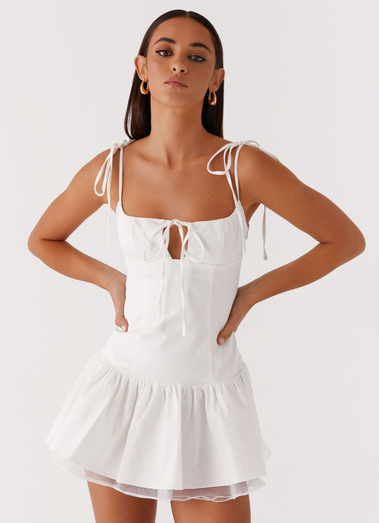 Valene Mini Dress - White