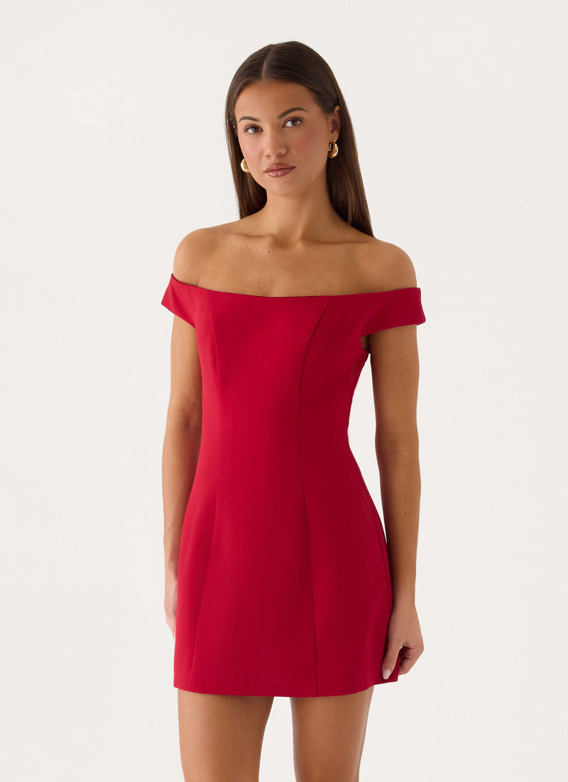 Violetta Mini Dress - Red