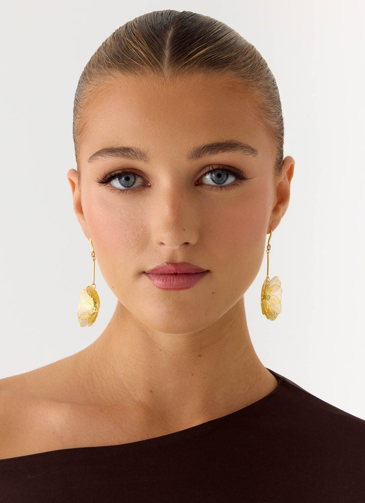 Violet Hour Earrings - Gold