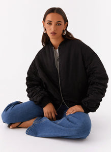 Webster Bomber Jacket - Black