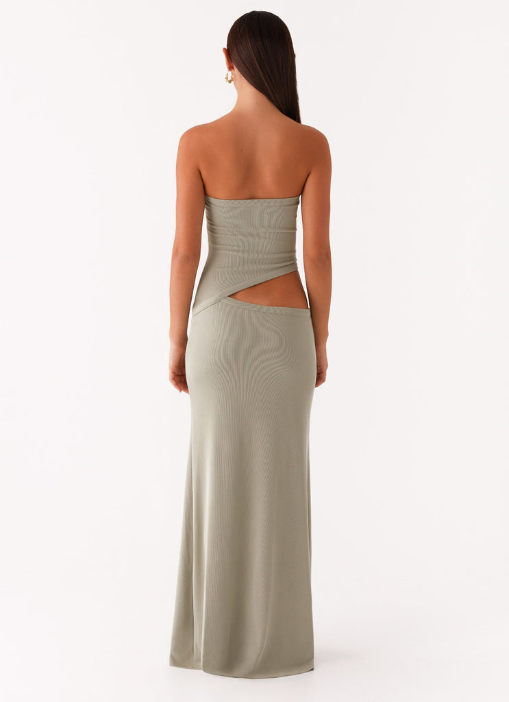 Wild Roses Maxi Dress - Sage