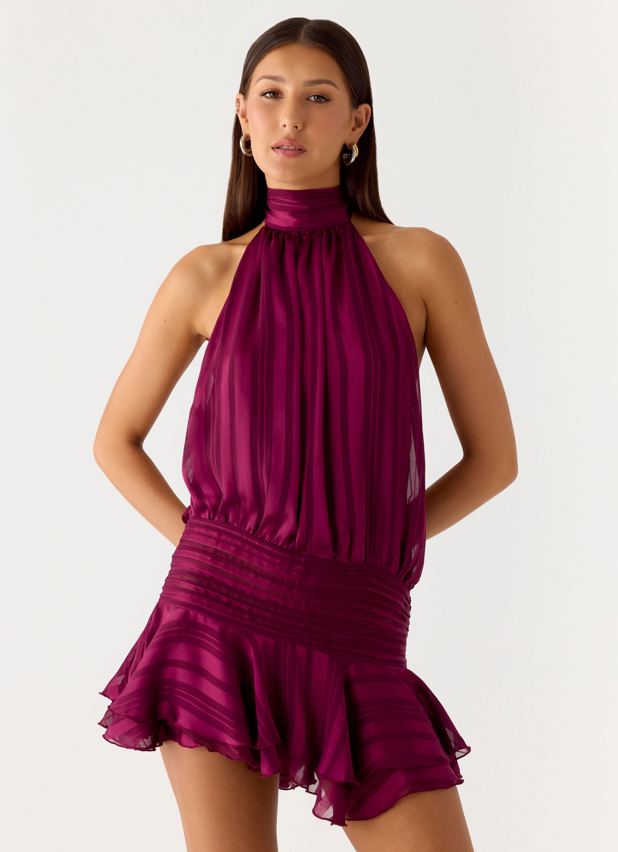 Willow Chiffon Mini Dress