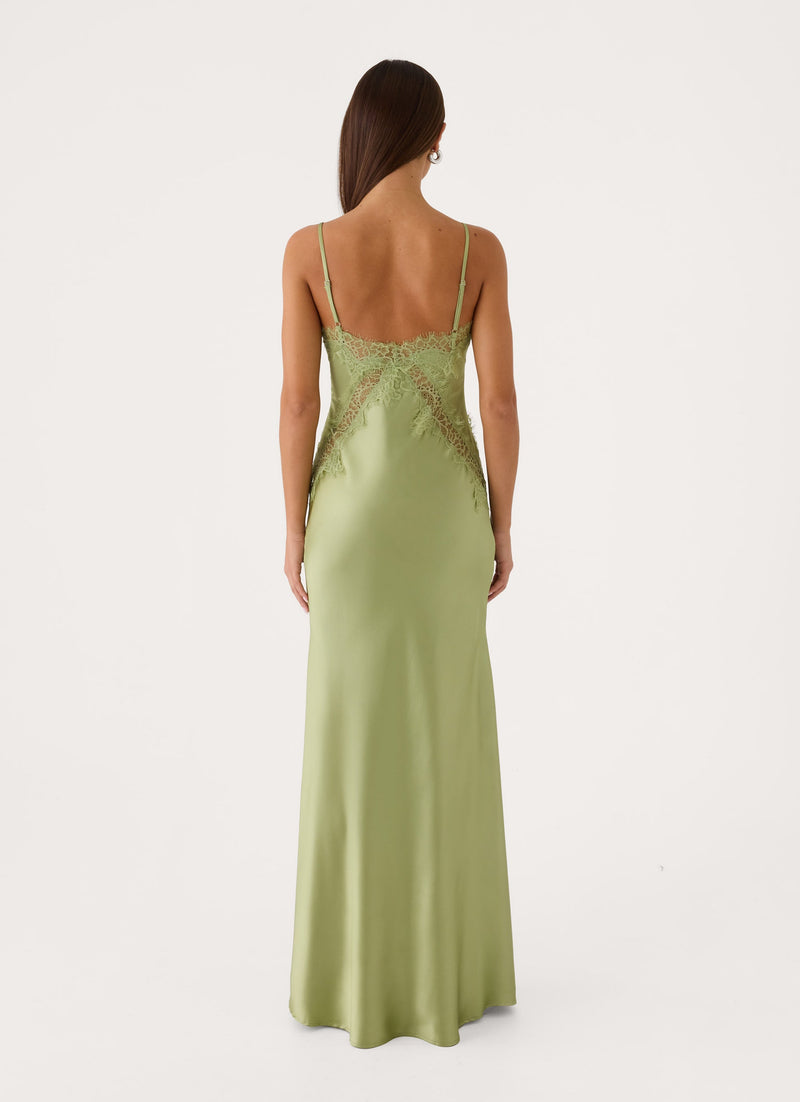Winona Night Slip Dress - Green