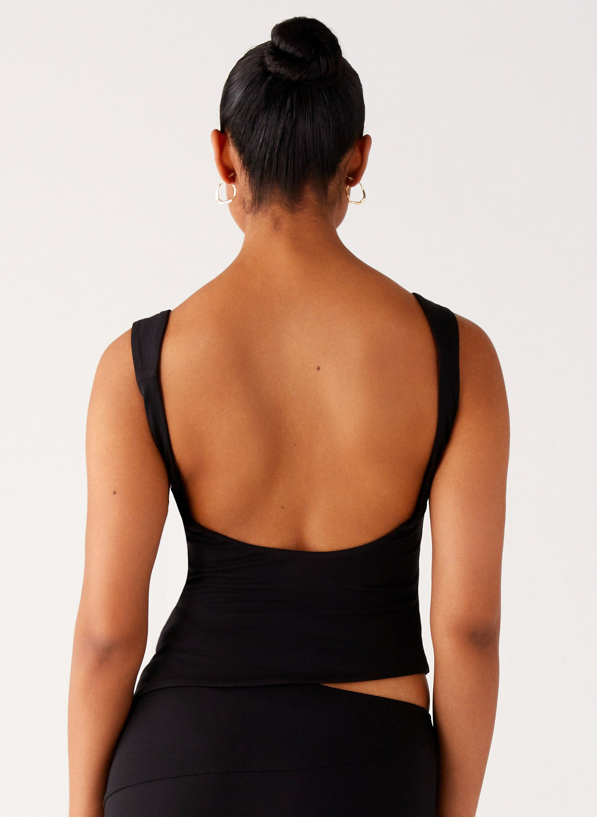 Wonderlust Cowl Top - Black
