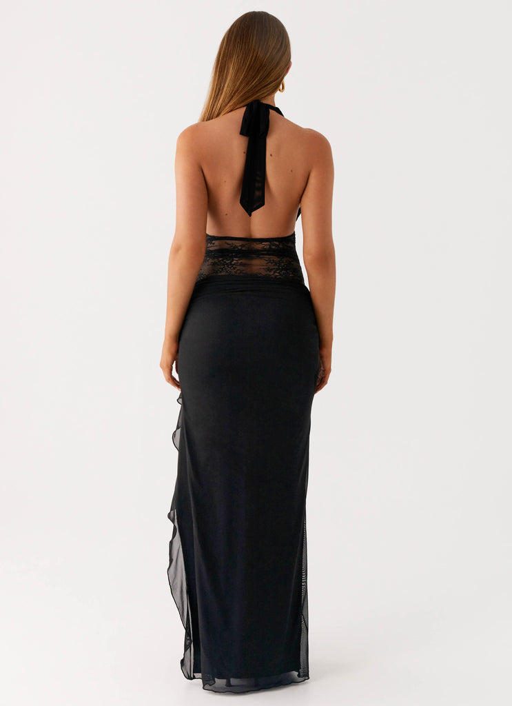 Wrenna Halter Neck Maxi Dress