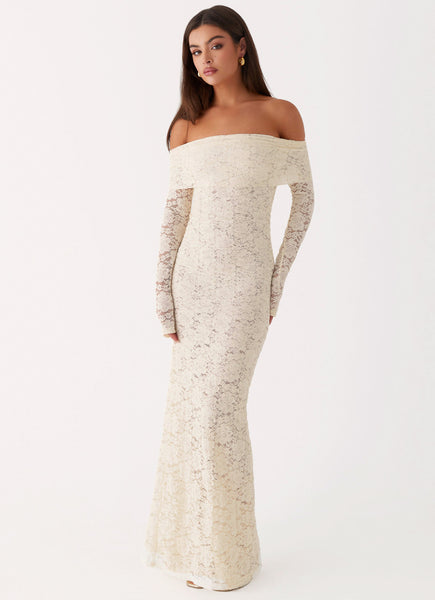 Yours Always Lace Maxi Dress - Ivory – Peppermayo Canada