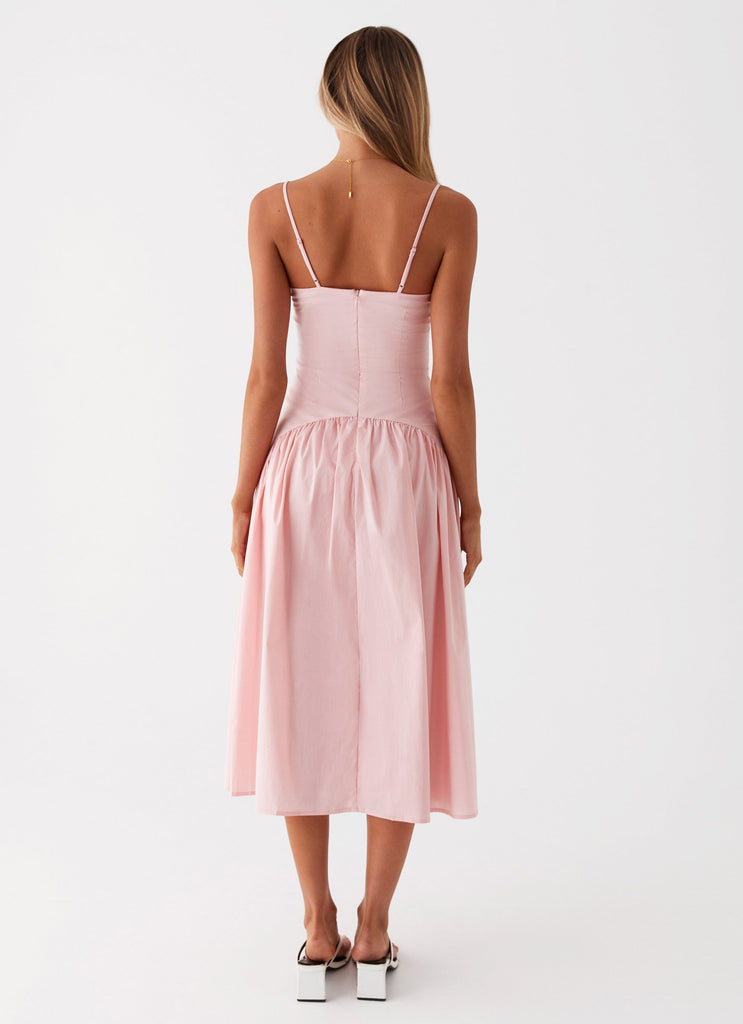 Blush midi dress deals