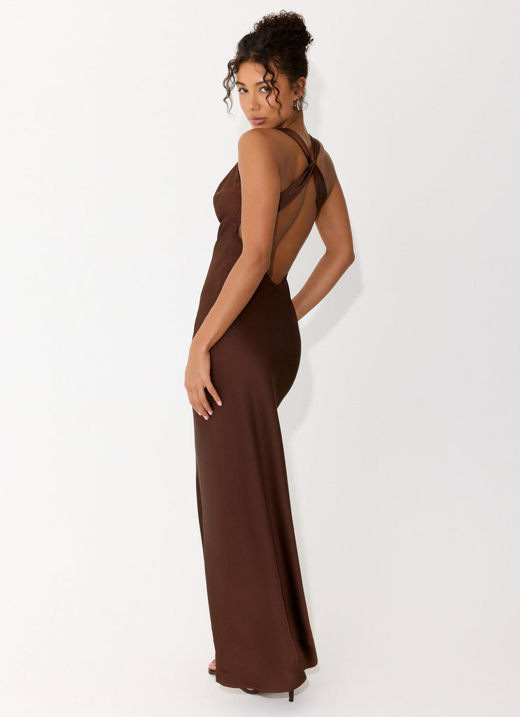Zandie Maxi Dress - Chocolate Torte