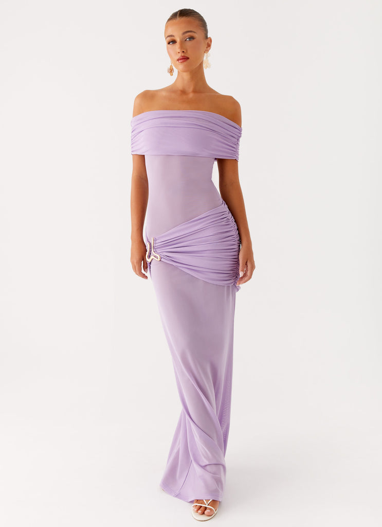 Benji Maxi Dress Lilac 4 Peppermayo