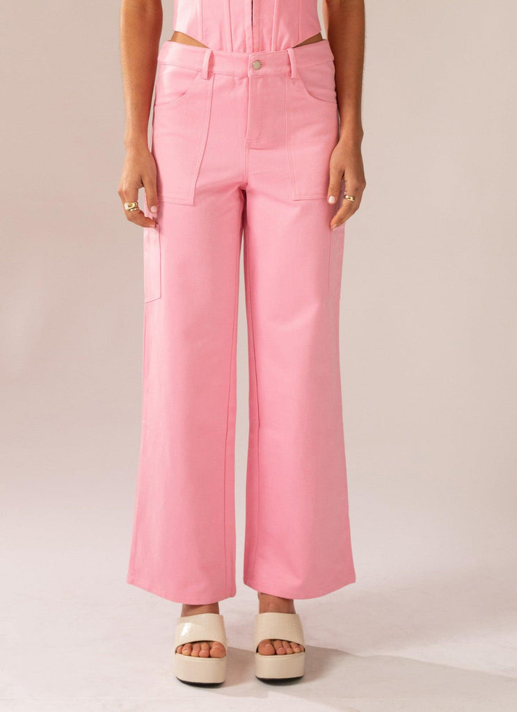 Arya Low Rise Pants - Blossom - Peppermayo