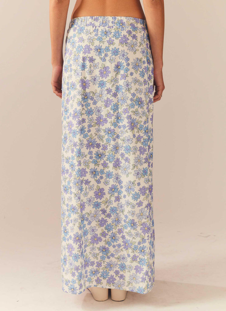 Frolicking In The Forest Maxi Skirt - Daisy Chain - Peppermayo