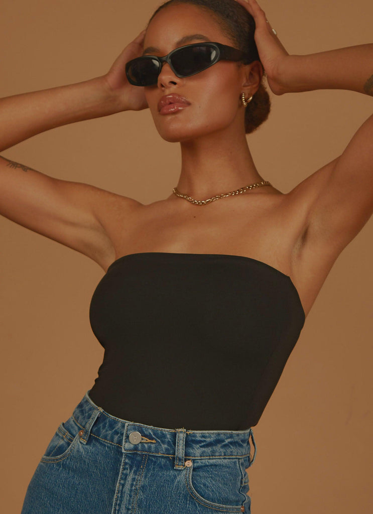 Uptown Tube Top - Black - Peppermayo