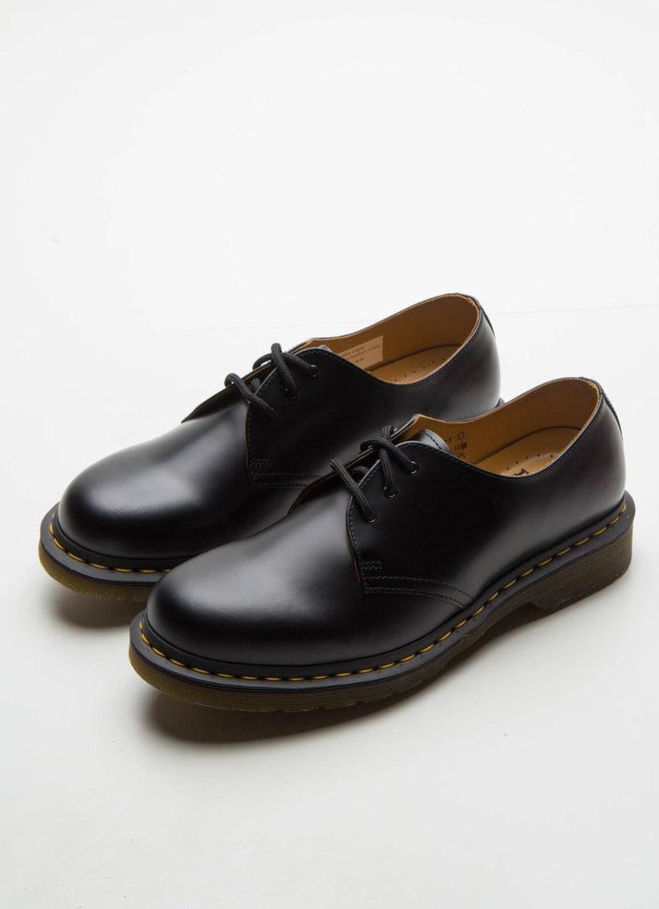 1461 3 Eye Shoes - Black Smooth - Peppermayo