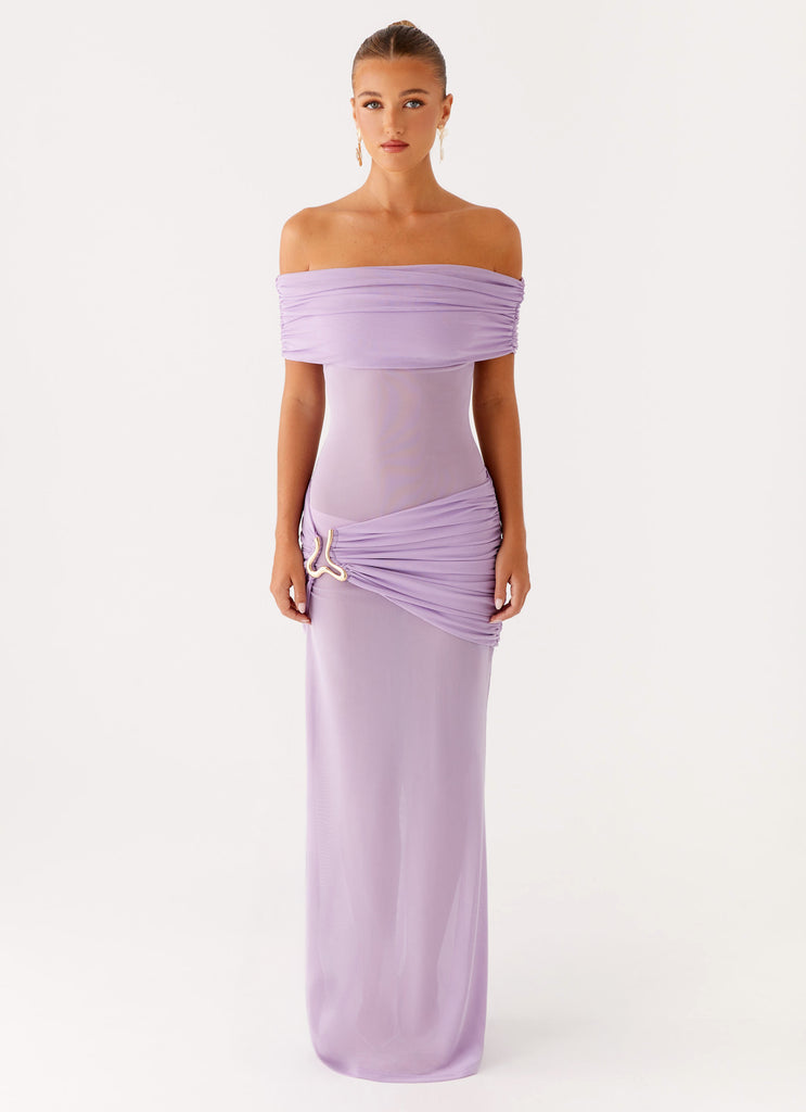 Benji Maxi Dress Lilac 1 Peppermayo